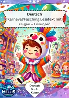 Vorschau - Arbeitsblätter - Leseverstehen Klasse 5/6: Karneval/Fasching Leseverständnis - Deckblatt