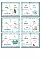 Vorschau - Unterrichtsreihen - Puzzle Zusammengesetzte Nomen Winter - Seite 2