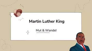Vorschau - Stundenentwürfe - Martin Luther King inkl Lösungen Teil 3 - Mut & Wandel - Deckblatt
