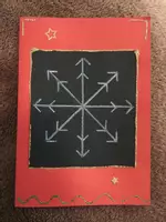 Vorschau - Arbeitsblätter - Geschenke zu Weihnachten - Weihnachtskarten - Zeichnen mit dem Geodreieck - Deckblatt