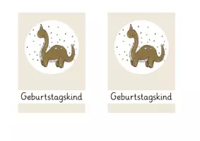 Vorschau - Mal- und Bastelvorlagen - Materialpaket Dino - Seite 2