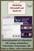 Vorschau - Stundenentwürfe - Marketing WR 8/9 - Deckblatt