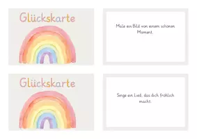 Vorschau - Aufgabenkarten - 50 Glückskarten für Kinder – Für mehr Freude, Achtsamkeit und Selbstvertrauen im Alltag - Seite 2