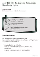 Vorschau - Arbeitsblätter - Ergänzen bis 100 - Den Robotern fehlen die Schrauben! - Seite 1