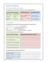 Vorschau - Arbeitsblätter - Scotland_Simple_Past_Worksheet - Deckblatt