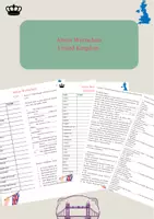 Vorschau - Arbeitsblätter - Abitur Wortschatz United Kingdom - Deckblatt