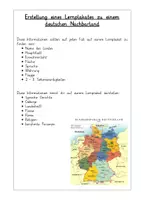 Vorschau - Arbeitsblätter - Nachbarländer Deutschlands: Plakat-Kriterien & Bewertung - Sachunterricht - Kl. 3/4 - Seite 1