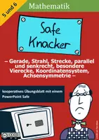 Vorschau - Spiele - Safe Knacker Gerade, Strahl, Strecke, parallel und senkrecht, besondere Vierecke, Koordinatensystem, Achsensymmetrie - Deckblatt