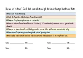 Vorschau - Arbeitsblätter - Organisation/ Classroom Management für die Schulküche - Seite 2