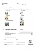 Vorschau - Test - Test de vocabulaire , découvertes 1, unité 2, A 1 - Seite 3