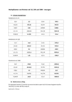 Vorschau - Arbeitsblätter - Multiplikation und Division mit 10 100 und 1000 - Deckblatt