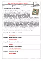 Vorschau - Arbeitsblätter - 01-24 Internationaler Tag der Bildung - Seite 1