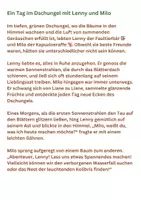 Vorschau - Unterrichtsreihen - Ein Tag im Dschungel mit Lenny und Milo: Eine achtsame Reise - Seite 1