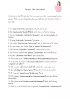 Vorschau - Arbeitsblätter - Getrennt oder zusammen? - Getrennt- und Zusammenschreibung - Seite 1