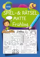 Vorschau - Arbeitsblätter - Deutsch - DaZ/DaF: Spiel- & Rätselmatte Wortschatz "Frühling" | daz/daf spiele | daz daf grundschule | Wortschatz nach Themen | Aufgaben für Schnelle | Ich bin fertig Aufgaben | Lückenfüller - Deckblatt