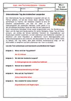 Vorschau - Arbeitsblätter - 02-10 Internationaler Tag des Arabischen Leoparden - Seite 1