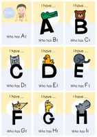 Vorschau - Spiele - Ich habe wer hat Englisch - English ABC - Animal Alphabet - Seite 2