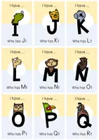 Vorschau - Spiele - Ich habe wer hat Englisch - English ABC - Animal Alphabet - Seite 3