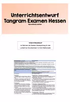 Vorschau - Stundenentwürfe - Unterrichtsentwurf Tangram Examen - Seite 1