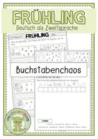 Vorschau - Arbeitsblätter - FRÜHLING Buchstabenchaos - Deckblatt