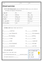 Vorschau - Arbeitsblätter - Englisch Übungsblatt Klasse 5 (Nr 1) - Deckblatt