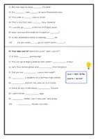 Vorschau - Arbeitsblätter - Englisch Übungsblatt Klasse 5 (Nr 1) - Seite 1