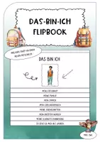 Vorschau - Arbeitsblätter - Das bin ich-Flipbook inkl. Brief an einen Mitschüler - Deckblatt