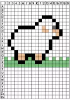Vorschau - Mal- und Bastelvorlagen - Pixelkunst Bauernhof, Kunst Grundschule - Seite 2