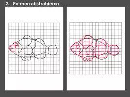 Vorschau - Arbeitsblätter - Abstraktion von Tieren mit Klemmbausteinen im Hochdruck - Seite 3