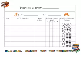Vorschau - Arbeitsblätter - Lesepass für ein Lesetandem - Seite 2
