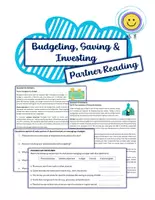 Vorschau - Arbeitsblätter - Partner Reading - Personal Finance - Budgeting, Saving and Investing - Deckblatt