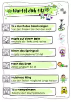 Vorschau - Stationenlernen - Würfel dich fit! - Frühlings Edition (Sport Grundschule) - Seite 2