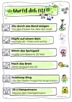 Vorschau - Stationenlernen - Würfel dich fit! - Frühlings Edition (Sport Grundschule) - Seite 3