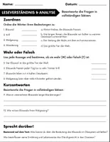 Vorschau - Spiele - Blauwal: Leseverständnis und Kreuzworträtsel mit Lösungen - Seite 2