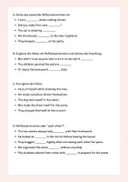 Vorschau - Arbeitsblätter - Reflexivpron - Deckblatt