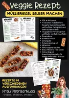 Vorschau - Unterrichtsreihen - Müsliriegel selber machen (vegan oder vegetarisch) | Hauswirtschaft & Ernährung | Klasse 5–9 - Deckblatt