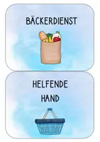 Vorschau - Poster - Klassendienste in verschiedenen Farbkombinationen (rechteckig) - Seite 3