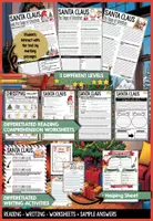 Vorschau - Stationenlernen - Englisch Christmas Reading + Writing Materialpaket Santa Claus 3-fach differenziert - Seite 1