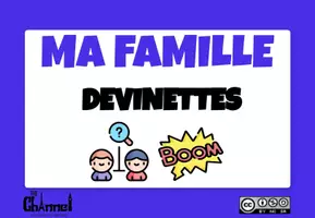Vista previa - Juegos / Gamificación - MA FAMILLE – 30 DEVINETTES (Jeu de détonation) - página 1