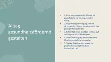 Vorschau - Präsentationen/Tafelbilder - Gesundheitsförderung im Unterricht - Präsentation - Seite 2