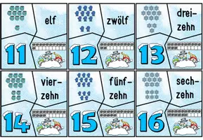Vorschau - Spiele - Winterliches Puzzle: Zahlenraum bis 20 (Zahlendarstellungen) - Seite 3