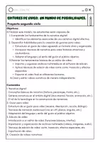 Vista previa - Hojas de trabajo - Editores de video Un mundo de posibilidades - página 1