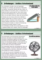 Vorschau - Stationenlernen - Antikes Griechenland - Erfindungen - Lesekartei - Seite 2