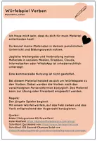 Vorschau - Spiele - Würfelspiel Verben (Klasse 2-4) - Seite 1