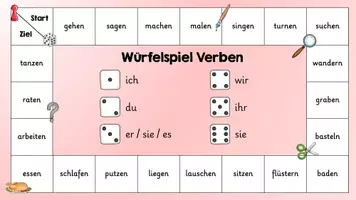 Vorschau - Spiele - Würfelspiel Verben (Klasse 2-4) - Seite 2