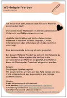 Vorschau - Spiele - Würfelspiel Verben (Zeitformen) - Seite 1