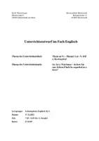Vorschau - Stundenentwürfe - Unterrichtsentwurf Englisch LK To Kill a Mockingbird - Deckblatt