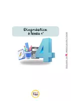 Vista previa - Unidades / Secuencias / Situaciones de Aprendizaje - Diagnóstico Matemática 4° - Portada