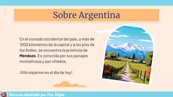 Vista previa - Unidades / Secuencias / Situaciones de Aprendizaje - Recorriendo Argentina: Provincia de Mendoza - página 3