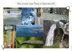 Vorschau - Bildkarten - Bild zur Einführung: Wasser (Sachunterricht) - Seite 2